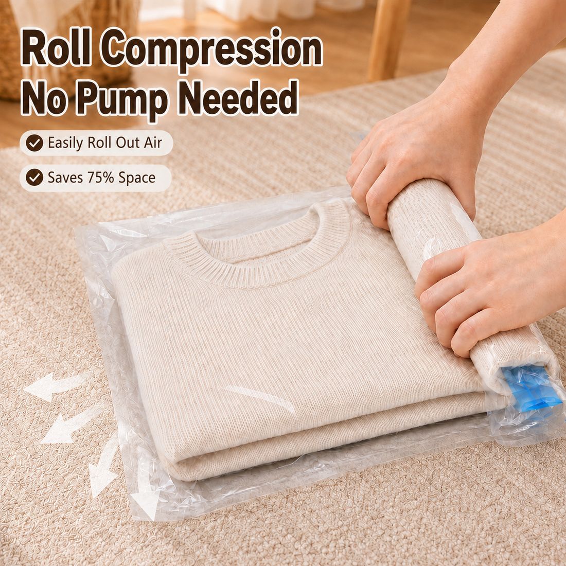 Roll-Up Vacuum Storage Bag detail